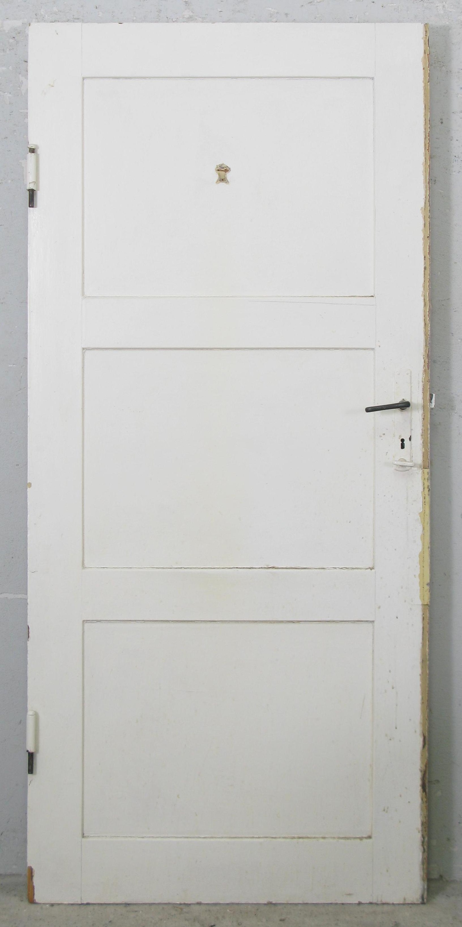 Zimmertür Bauhaus mit Drückergarnitur Historische