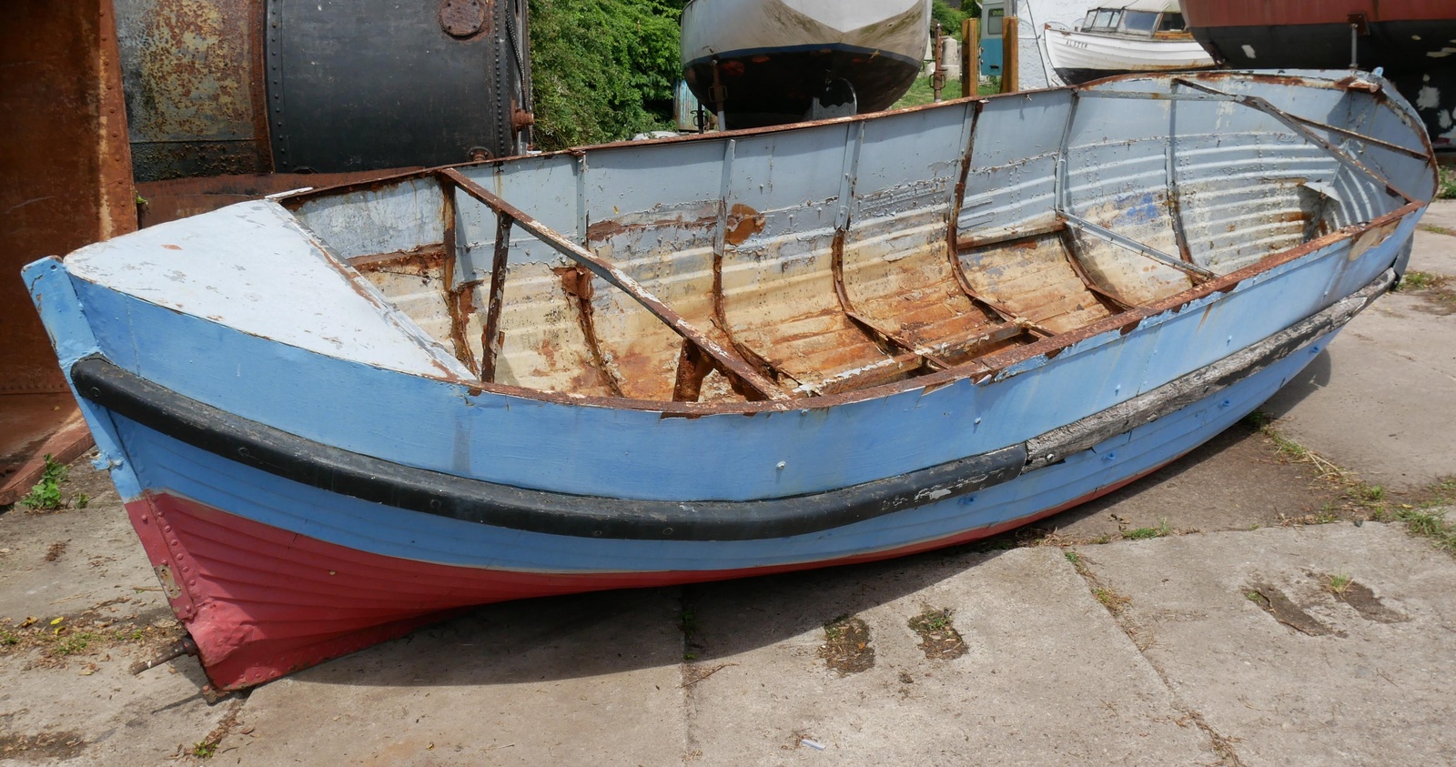 Dänisches Fischerboot Nietenstahl | Historische Bauelemente | Jetzt