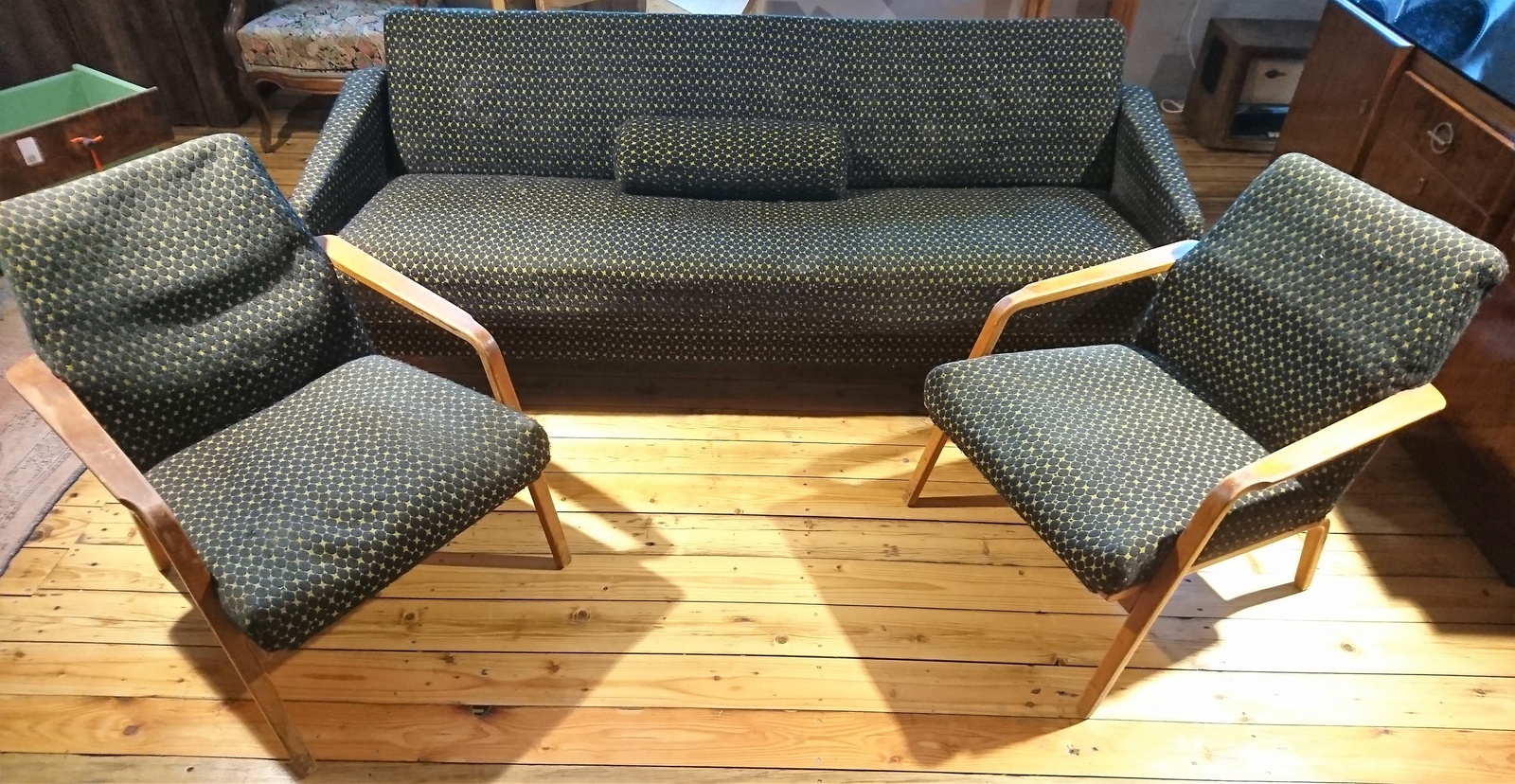 DDR Sofa + 2 Sessel Historische Bauelemente Jetzt