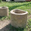Kleiner Pflanzzylinder 2/3 Sandstein