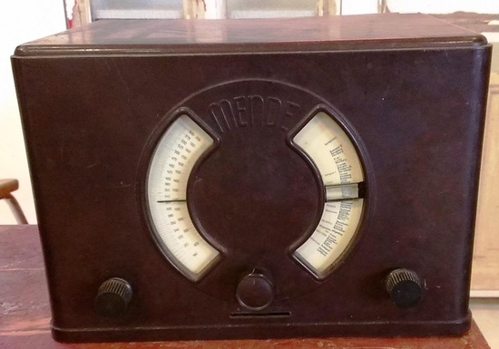 Vorkrieg Bakelit Radio Mende Historische Bauelemente