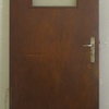 Zimmertür 50er - 60er Jahre mit Drückergarnitur