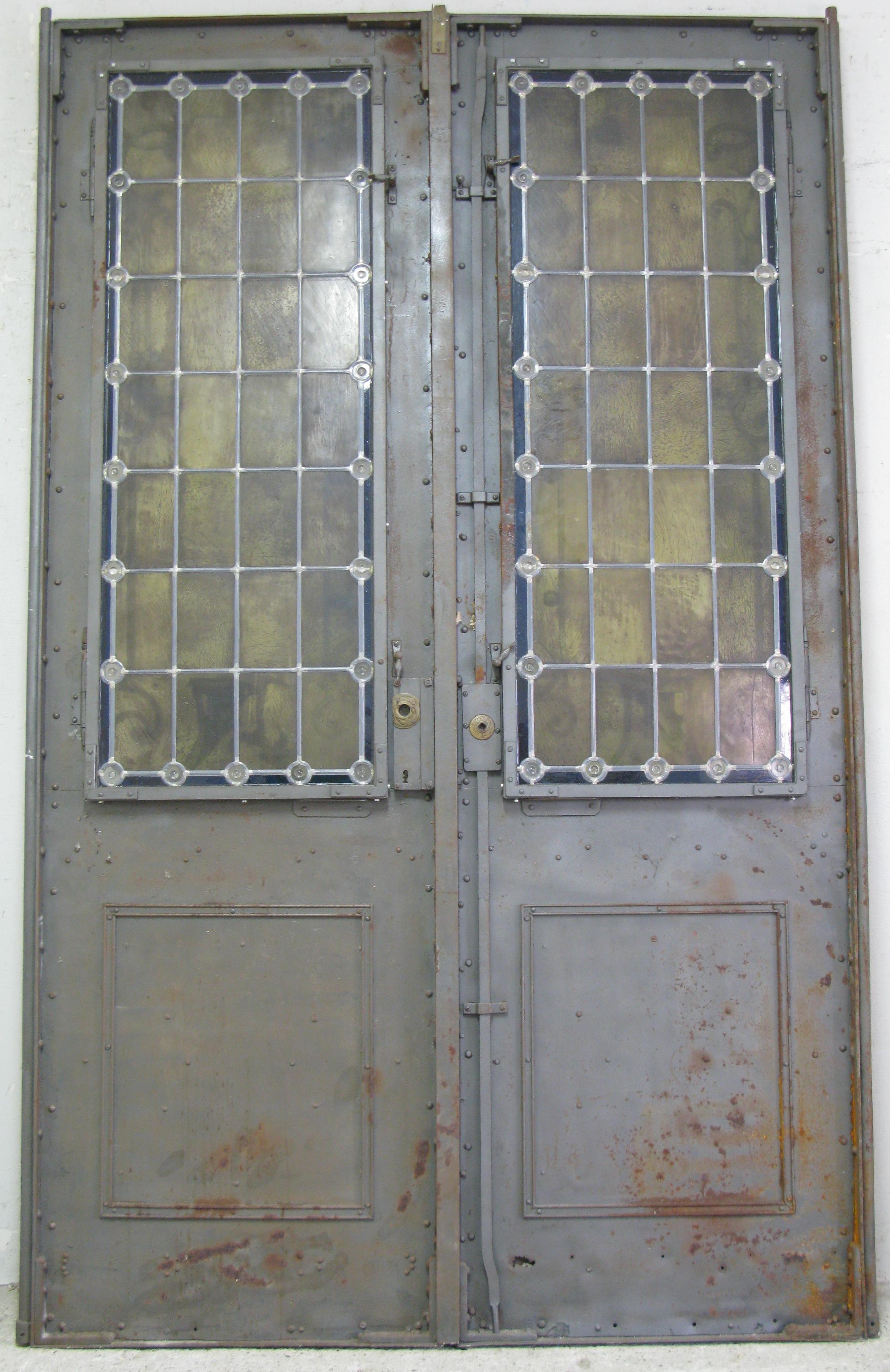verziertes Metall Hoftor/Haustür Doppelflügel mit
