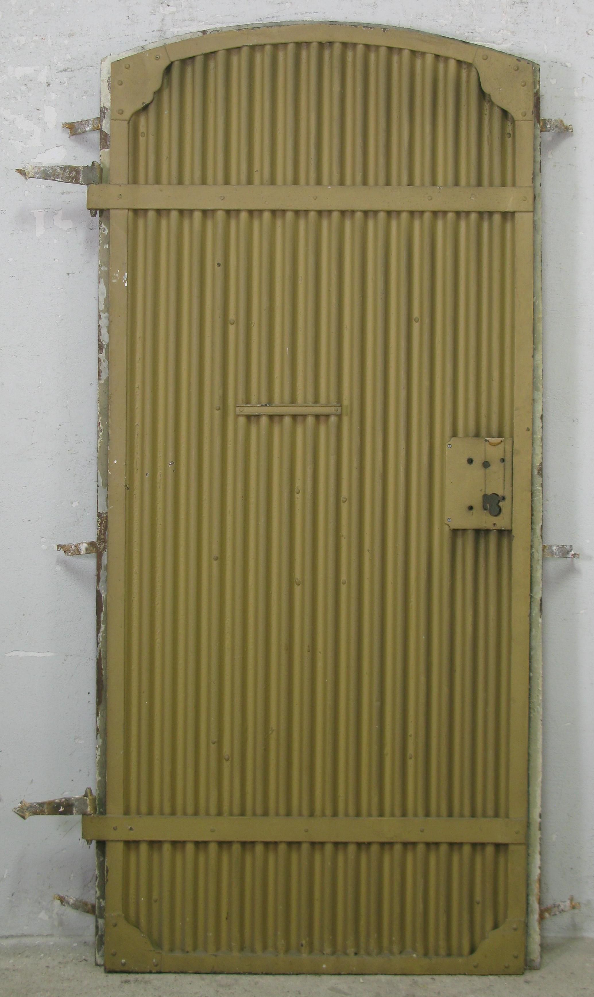 Segmental Arch Corrugated Metal Doors With Frames